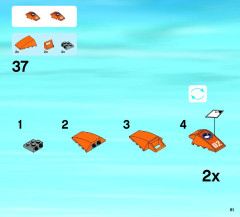 LEGO 60034 instructions page 61 – build guide