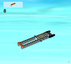 LEGO 60034 instructions page 7 – build guide