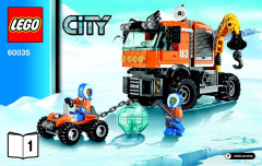 LEGO 60035 instructions page 1 – build guide