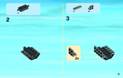 LEGO 60035 instructions page 21 – build guide