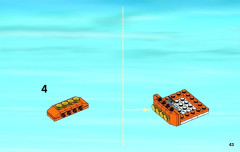 LEGO 60035 instructions page 43 – build guide