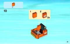 LEGO 60035 instructions page 45 – build guide