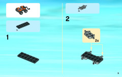 LEGO 60035 instructions page 5 – build guide