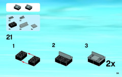 LEGO 60035 instructions page 55 – build guide