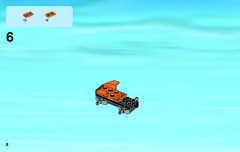 LEGO 60035 instructions page 8 – build guide