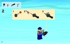 LEGO 60035 instructions page 4 – build guide