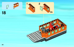 LEGO 60035 instructions page 40 – build guide
