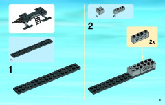 LEGO 60035 instructions page 5 – build guide