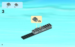LEGO 60035 instructions page 6 – build guide
