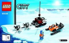 LEGO 60036 instructions page 1 – build guide