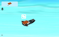 LEGO 60036 instructions page 10 – build guide