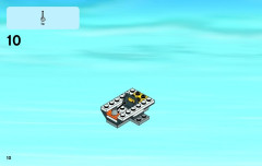 LEGO 60036 instructions page 10 – build guide