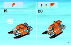 LEGO 60036 instructions page 19 – build guide