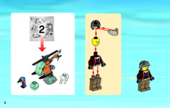 LEGO 60036 instructions page 2 – build guide