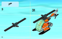 LEGO 60036 instructions page 34 – build guide