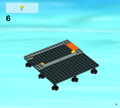 LEGO 60036 instructions page 9 – build guide