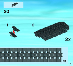 LEGO 60036 instructions page 21 – build guide