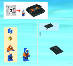 LEGO 60036 instructions page 3 – build guide