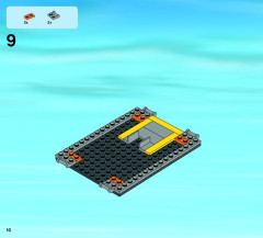 LEGO 60036 instructions page 10 – build guide