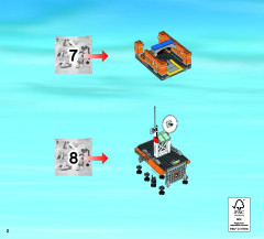 LEGO 60036 instructions page 2 – build guide