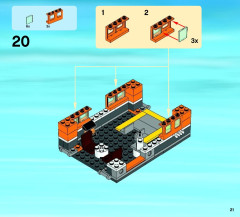 LEGO 60036 instructions page 21 – build guide