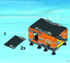 LEGO 60036 instructions page 51 – build guide