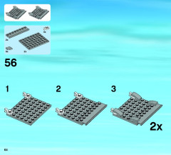 LEGO 60036 instructions page 64 – build guide