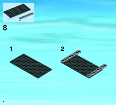 LEGO 60036 instructions page 8 – build guide