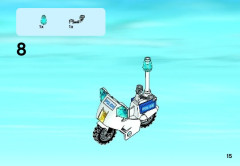 LEGO 60041 instructions page 15 – build guide