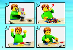 LEGO 60041 instructions page 2 – build guide