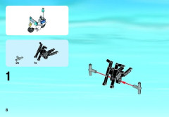 LEGO 60041 instructions page 8 – build guide