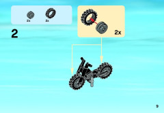 LEGO 60041 instructions page 9 – build guide
