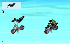 LEGO 60042 instructions page 10 – build guide