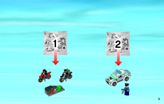 LEGO 60042 instructions page 3 – build guide