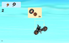 LEGO 60042 instructions page 6 – build guide