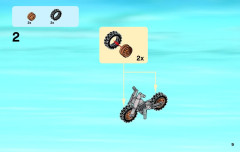 LEGO 60042 instructions page 9 – build guide