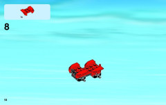 LEGO 60043 instructions page 10 – build guide