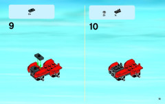 LEGO 60043 instructions page 11 – build guide