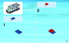LEGO 60043 instructions page 15 – build guide