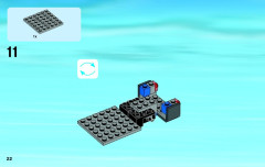 LEGO 60043 instructions page 22 – build guide