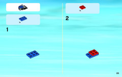 LEGO 60043 instructions page 23 – build guide