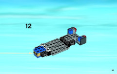 LEGO 60043 instructions page 27 – build guide