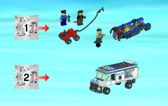 LEGO 60043 instructions page 3 – build guide