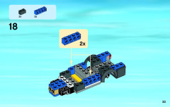LEGO 60043 instructions page 33 – build guide