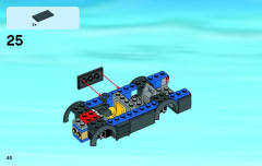 LEGO 60043 instructions page 40 – build guide