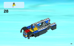 LEGO 60043 instructions page 43 – build guide