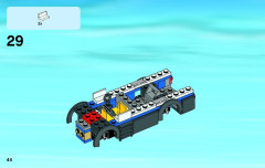 LEGO 60043 instructions page 44 – build guide