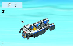 LEGO 60043 instructions page 46 – build guide