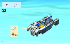 LEGO 60043 instructions page 48 – build guide