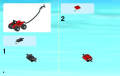 LEGO 60043 instructions page 6 – build guide